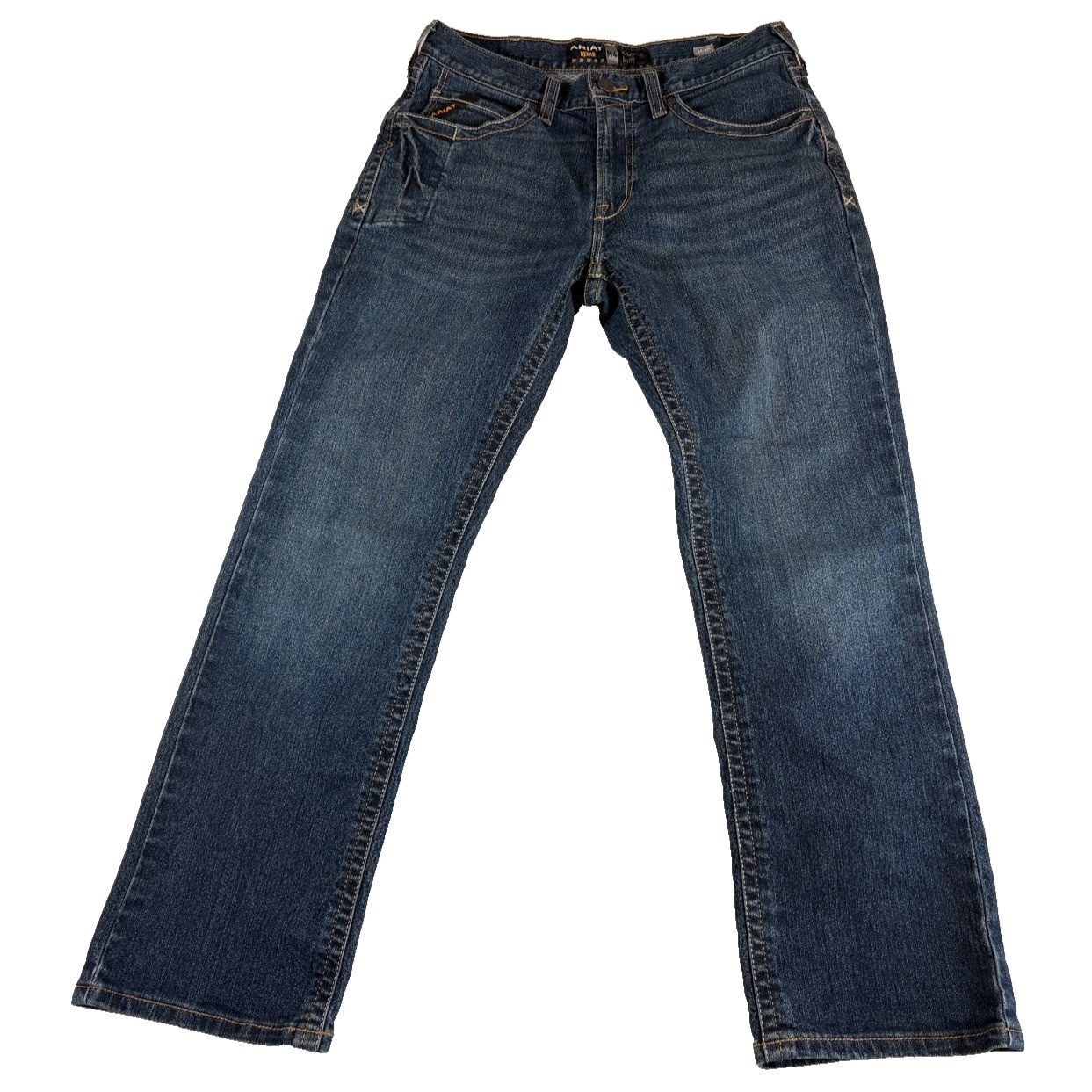 Ariat M4 Bootcut Jeans Mens 32x32 33x30 Blue Denim Medium Wash Relaxed Fit